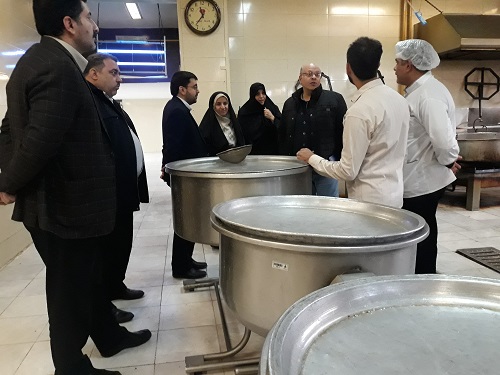 بازدید مسئولین دانشگاه خواجه نصیرالدین طوسی از رستوران دانشجویی دانشگاه الزهرا(س)